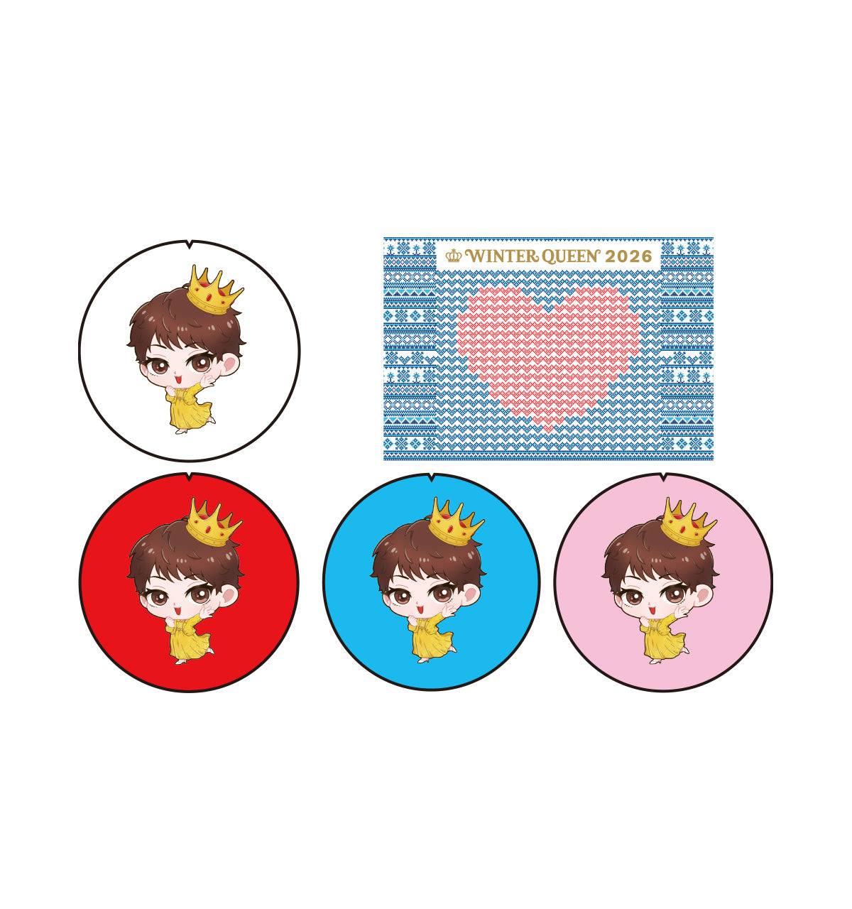 WINTER QUEEN 2026 缶マグネット(全5種から1種ランダムでお渡し)