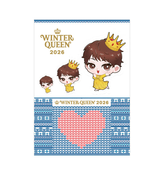 WINTER QUEEN 2026 ステッカーシール